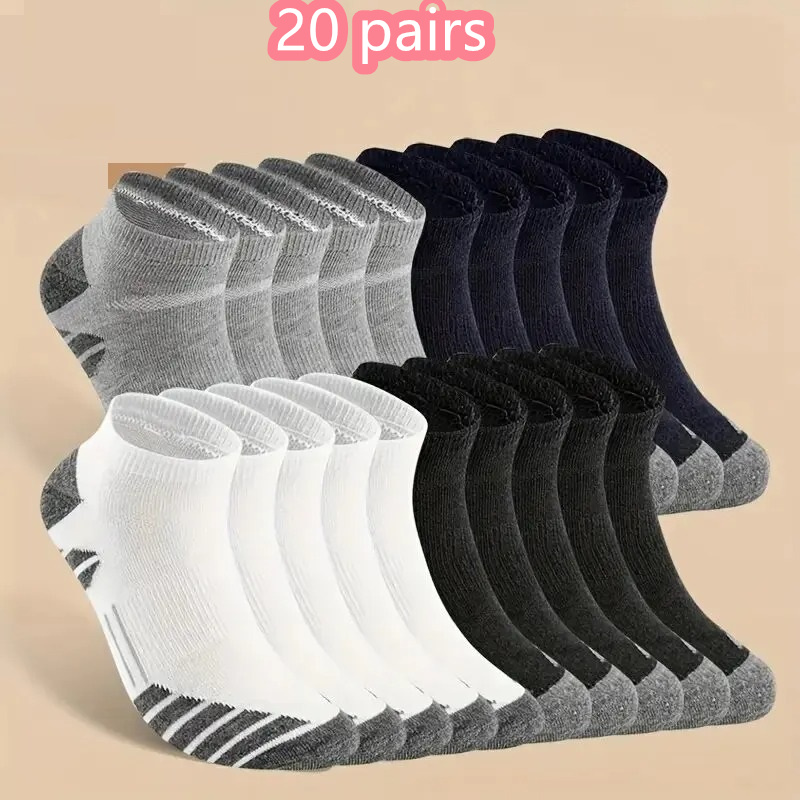 1/10/20 Pairs Ankle Athletic R - Athletic Sock Cushion ulasan dan harga