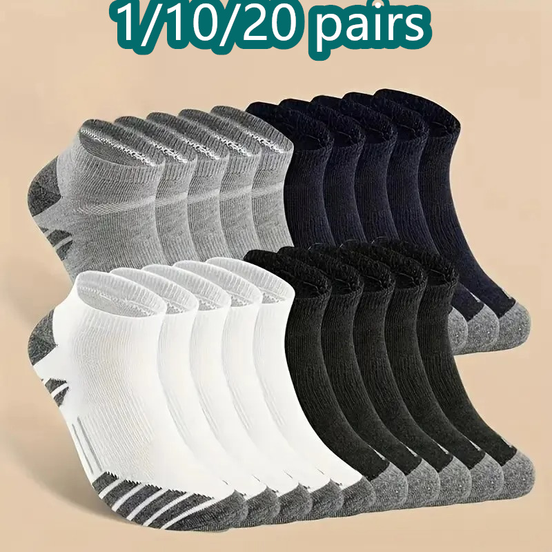 1/10/20 Pairs Ankle Athletic R - Athletic Sock Cushion ulasan dan harga
