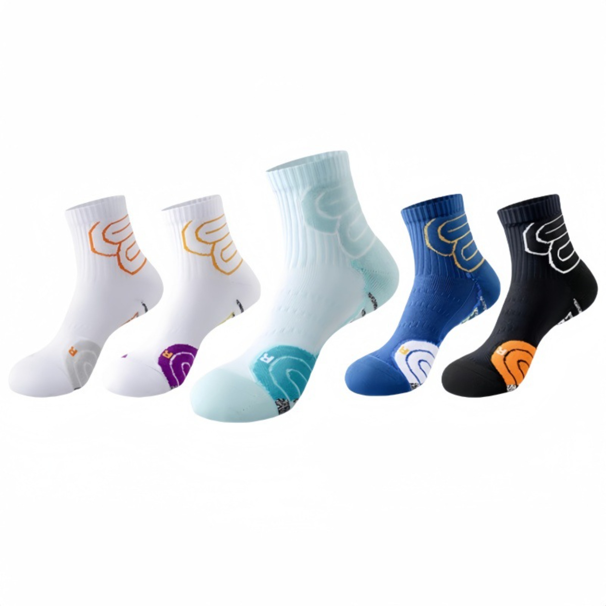 1/2 Pairs Men's Marathon Runni - Athletic Sock Cushion ulasan dan harga