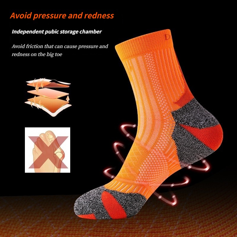 Sport Socks Moisture Wicking P - Athletic Sock Cushion ulasan dan harga