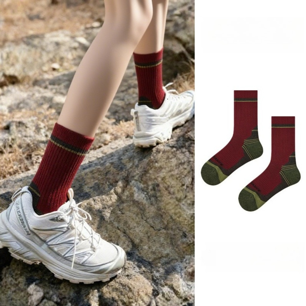 Men Women Merino Wool Socks Th - Wool Hiking Sock ulasan dan harga