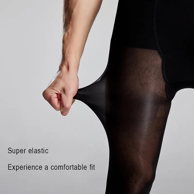 Plus Size Men Sexy Sheer Black - Tights Pantyhose Sheer ulasan dan harga