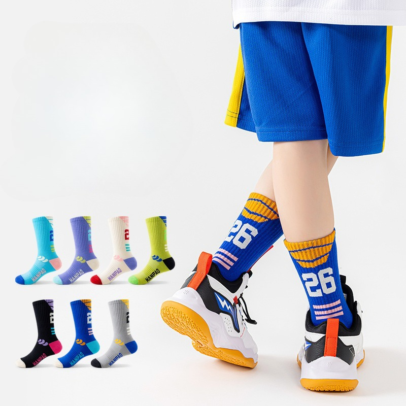 Kids Boys Socks Athletic Baske - Athletic Sock Cushion ulasan dan harga