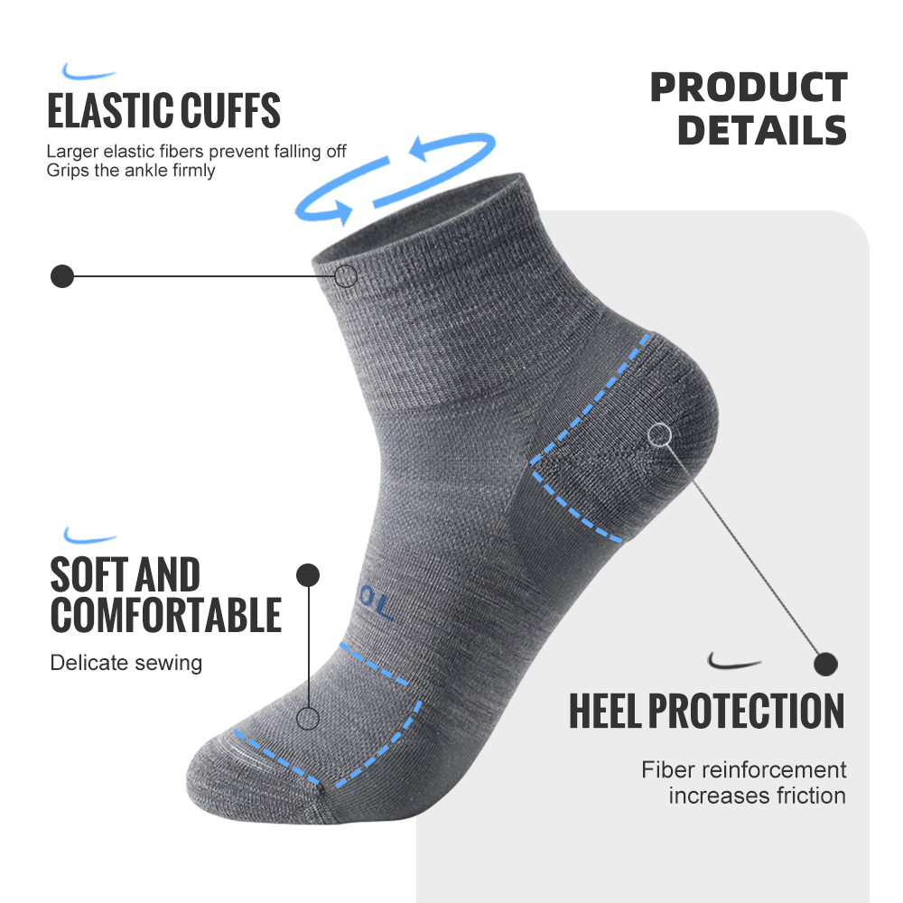WRELS Merino Wool Socks Compre - Wool Hiking Sock ulasan dan harga