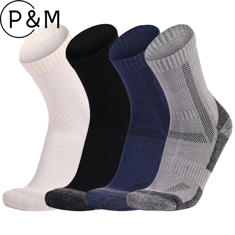 5PCS Men's Thick Merino Wool H - Wool Hiking Sock ulasan dan harga